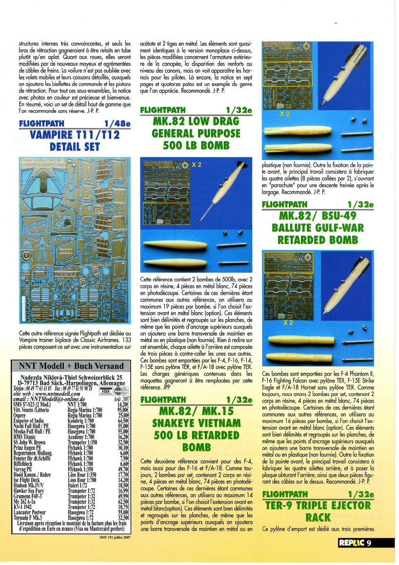 Replic 191 - AEG IV, Thunderflash, Sea Fury